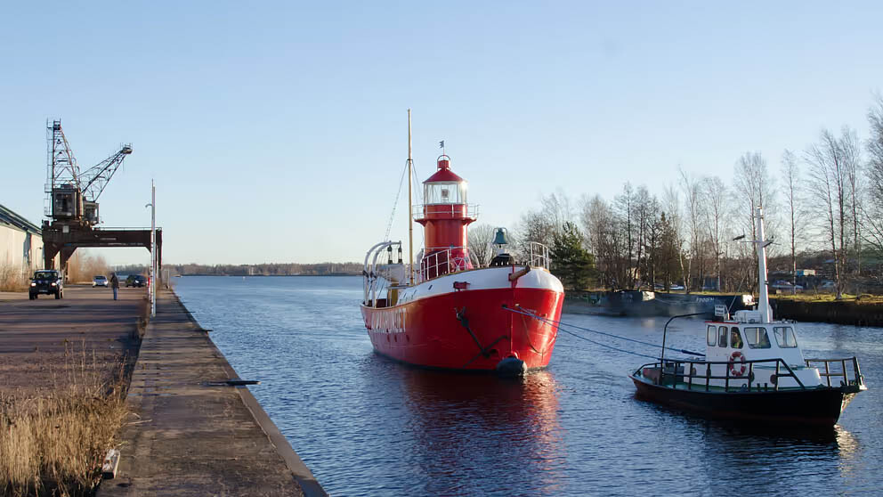 Almagrundet har ankrat i Gävle igen. Foto: Johan Sundin